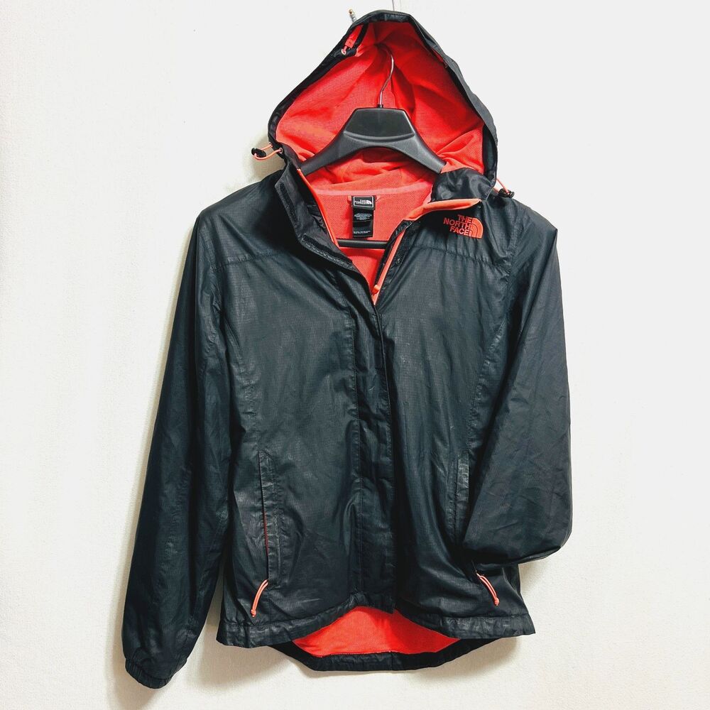NorthFace Jacket Womens Medium Black Zip Outdoor Hiking Mountain Coat Walking